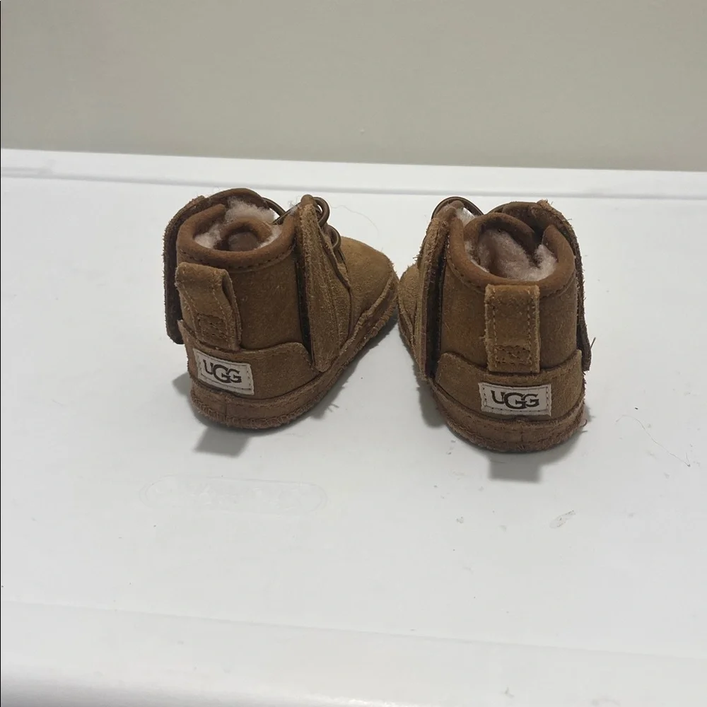 Cozy Brown Infants Ugg Boots